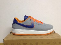 Sapatilhas Nike Air Force Cinza / Azul / Laranja